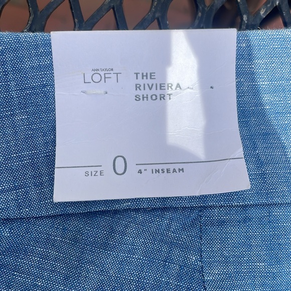 LOFT Riviera blue scalloped short - Picture 3 of 6